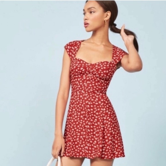 Reformation Dresses & Skirts - Reformation Cheri Mini Dress- red floral